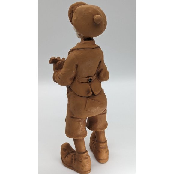 Vintage 1978 Andreoli Clown Poly-resin Figurine 10” Playing Guitar Circus Art - Picture 2 of 15